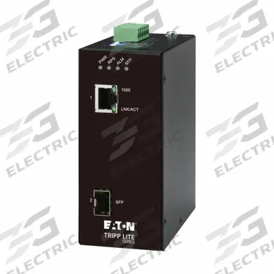 EATON TRIPP LITE Fiber to Ethernet Media Converter: DIN Rail, 2 Ports - Ethernet Extending Converters