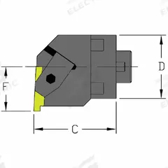 ULTRA-DEX USA Grooving/Threading Cutting Unit Head: NG 3R Insert, MH32 NER3-CFT (MPN 912-000-153). Key specifications — attr257358: MH32 NER3-CFT; attr257372: MH32 NER3-CFT.
