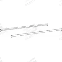 TENNSCO Shelf: 36 in x 12 in, 1,000 lb Load Capacity, Gray, Shelf (MPN ZKM-3612). Key specifications — Includes: Shelf; Shelf Configuration: Single Straight; Color: Gray; Frame Material: Steel; Brand: TENNSCO; Frame Finish: Zinc Plated; Product Type: Shelf.