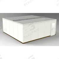 PORTA-FAB Modular In-Plant Office: 20 ft x 20 ft x 8 ft, 4 Walls, Steel-Covered Drywall, Beige (MPN GS2020). Key specifications — Exterior Color: Beige; Brand: PORTA-FAB; Sound Transmission Coefficient: STC 31; Frame Material: Steel.