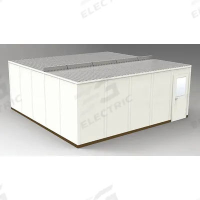 PORTA-FAB Modular In-Plant Office: 20 ft x 20 ft x 8 ft, 4 Walls, Steel-Covered Drywall - 4-Wall Unassembled In-Plant Offices