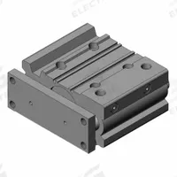 SMC Guided Cylinder: 40 mm Bore Dia, 50 mm Stroke Lg, Slide Bearing, Through Hole Mounting, Aluminum (MPN MGPM40TF-50Z). Key specifications — attr1135003: Side Ported; attr946022: Through Hole; attr946038: MGP; attr945997: SMC; attr1112190: Slide Bearing.
