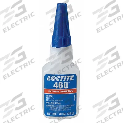 LOCTITE Instant Adhesive: 460, Plastics, 0.7 fl oz, Bottle, Clear, Thin Liquid - Instant Adhesives for Plastics