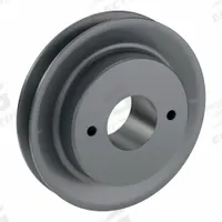 APPROVED VENDOR V-Belt Pulley: AK51, 1 Groove, 4.95 in OD, Bushed Bore, H/QT, Cast Iron (MPN AK51H). Key specifications — Pulley Industry Number: AK51; Pitch Diameter: 4.36 in (3L); For Belt Section (broad, with similar types): 3L.