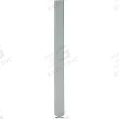 ASI GLOBAL Partition Column: Steel, Powder-Coated, Gray, 70 in Ht, 7 in Wd, 1 1/4 in Thick (MPN 40-M1370794-25). Key specifications — Inner Core Type: Cellular Honeycomb; Brand: ASI GLOBAL PARTITIONS; Color: Gray; Finish/Texture: Powder-Coated.