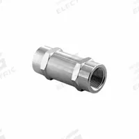 HAM-LET Check Valve: Poppet, Inline Valve Body, 1/2 in Pipe Size, FNPT x FNPT, 316 Stainless Steel (MPN H-410-SS-N-1/2"-3 PSI). Key specifications — Brand: HAM-LET; Seat Material: 316 Stainless Steel.