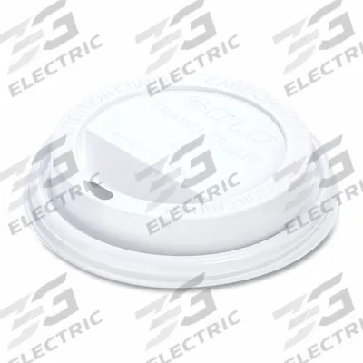 SOLO Dome Lid: White - Sip Through Lids
