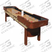 HATHAWAY Shuffleboard Table: 144 in Overall Lg, Birchwood, Birchwood, Walnut (MPN BG1312). Key specifications — attr989782: Carpeted Walls and Gutters; attr989784: Walnut; attr989786: Table Brush.
