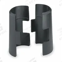 METRO Plastic Split Sleeves: 1 1/4 in x 1 1/4 in x 1 3/4 in, Super Erecta Shelving, Split, Plastic (MPN 9985). Key specifications — Manufacturer Part Number: 9985; Material: Plastic; Compatible Product Type: Super Erecta Shelving; Brand: METRO; Sleeve Type: Split; Color: Black.