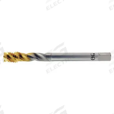 OSG Spiral Flute Tap: M10x1.5 Metric, D6 / 4H-6H, 3 Flute - Spiral-Flute Taps for Steel & Stainless Steel