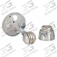 Magnetic Door Holder: Wall - Mounted, Chrome (MPN 1XNP7). Key specifications — Brand: APPROVED VENDOR; Color: Gray.