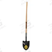 SEYMOUR MIDWEST STRUCTRON Turn Step Shovel,14 Round pt.,48" Handle: 14 ga. Steel Blade, 14 ga (MPN 49330). Key specifications — Blade Color: Black; Handle Color: Natural; Blade Material: 14 ga. Steel.