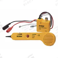EXTECH Tone and Probe Kit: 40180, Case/Test/Tone/Trace Cable/Tone Generator, Voice/Data Cable, 9V DC. Key specifications — Adapters Included: RJ45; Data Logger: No; IP Rating: Not Rated; Alert Type: Sound; Connector Type: Alligator Clips; Manufacturer Part Number: 40180; Testing Functions: Continuity Testing; Brand: EXTECH.