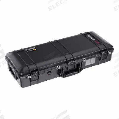 PELICAN Protective Case: 12 1/8 in x 32 in x 6 1/2 in, Pick and Pluck, Black - Lightweight Long Cases