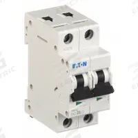 EATON IEC Supplementary Protector: 10 A Amps, 96V DC, 15kA at 277/480V AC, Lug, FAZ, 277/480V AC, C (MPN FAZ-C10/2). Key specifications — Terminal Connection: Lug; AC Voltage Rating: 277/480V AC; Curve Type: C; DC Voltage Rating: 96V DC; Max. AIR Rating: 15kA at 277/480V AC; Series: FAZ; Brand: EATON.