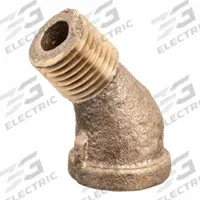USA INDUSTRIALS Metal Pipe Elbow: 45° Elbow, 3 in, Male NPT Threaded x Female NPT Threaded, PTFE (MPN ZUSA-PF-23152). Key specifications — Brand: USA INDUSTRIALS; Maximum Operating Pressure: 125 psi.