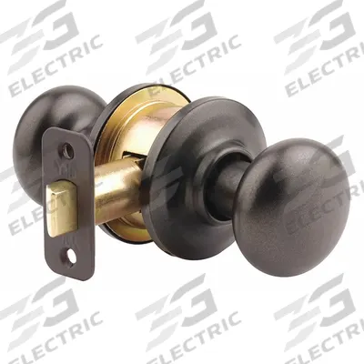 YALE Door Lockset: Stainless Steel (MPN D3206G01) - Privacy Knob Locksets