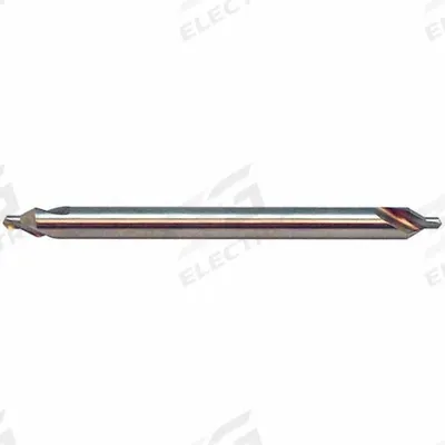 KEO Center Drill: Plain Type, #6, 60°, 5 in Overall Lg - Plain-Tip Center Drills
