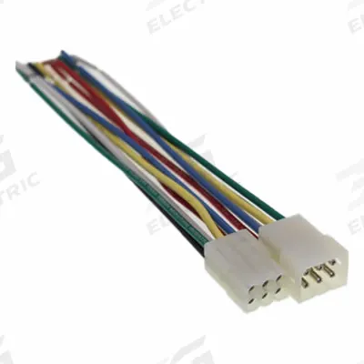 SPEED WIRING PRODUCTS Connector: Molex, .093, 6 Poles, 6 in Wire Lead Lg, 7 A - Industrial & Commercial Low-Power & Signal Connector Assemblies