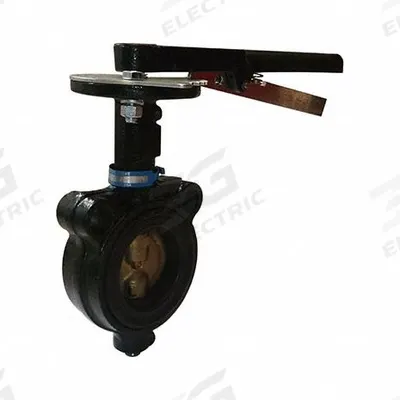 MILWAUKEE VALVE Butterfly Valve: 4 in Pipe Size, Concentric, 200 psi Max. Pressure (CWP) - Cast Iron General-Service Butterfly Valves