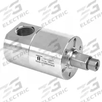 MOSMATIC Rotary Union: Straight, Plain 304 Stainless Steel, 1 Passages, 3/8 in Rotating Shaft, Air (MPN 59.902). Key specifications — Maximum Speed: 2000 RPM; Brand: MOSMATIC; Seal Material: Carbide.