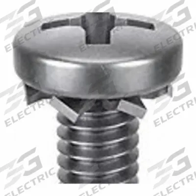 SEMS Screw: External Tooth, M4x0.70 Thread Size, 25 mm Lg, Stainless Steel, Passivated - Machine Screws with External Tooth Lock Washers