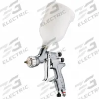 DEVILBISS Spray Gun Kit: 8 in, 1/4 in Air Inlet Size, Dyes/Glazes/Lacquers/Paints/Stains, BSP/NPS (MPN ADV-G430-14). Key specifications — Brand: DEVILBISS; Air Consumption: 6.2 cfm @ 21.8 psi; Air Inlet Type: BSP; Compatible Fluid Type: Dyes; Material: Aluminum.