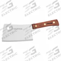 DEXTER RUSSELL Meat Cleaver: Honed, 13 in Overall Lg, Steel Blade, Rosewood Handle, Rosewood Handle (MPN 08070). Key specifications — Sub-brand: Traditional; Brand: DEXTER RUSSELL; Blade Material: Steel; Blade Type: Honed; Handle Color: Rosewood; Handle Material: Rosewood; Knife Type: Cleaver; NSF Certified: No.