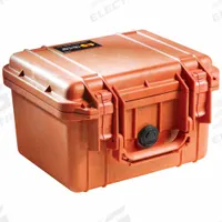 PELICAN Protective Case: 7 in x 9 1/8 in x 6 1/8 in Inside, Convoluted/Pick and Pluck/Solid, Orange (MPN 1300). Key specifications — Closure Type: Double Throw; Brand: PELICAN; Carry-On Size: Yes.