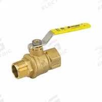 JOMAR VALVE Manual Two-Way Ball Valve: 1 in, Brass, Straight, Press x Press, Full Port Ball Port (MPN 100-605). Key specifications — Brand: JOMAR VALVE; Handle: Locking Lever.