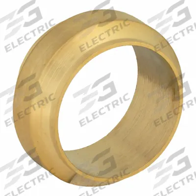 PARKER Compression Fitting Sleeve: 20 mm OD Fitting Size, Compression, Brass - Standard Sleeve Brass Compression Fittings
