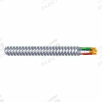SOUTHWIRE Metal Clad Cable: 6 AWG, 2 Conductors, Copper, 75 ft, Aluminum, Std, THHN (MPN 68710399-75). Key specifications — Brand: SOUTHWIRE.