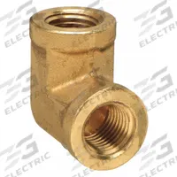 PARKER Metal Pipe Elbow: 90° Elbow, 3/8 in x 3/8 in, Female NPT Threaded x Male NPT Threaded (MPN 1200P-6-6). Key specifications — Maximum Operating Pressure: 1,000 psi.