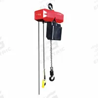 DAYTON Electric Chain Hoist: H4 - Heavy Duty, 230/460V AC, Hook Mounted - No Trolley, 1 Speeds (MPN 452R47). Key specifications — Brand: DAYTON; Includes: Chain Container; Operating Voltage: 230/460V AC; Headroom Clearance: 28 in - 30 in.