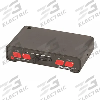 FEDERAL SIGNAL Vehicle Light Controller: Controller, Black, Aluminum, 6 3/16 in Lg - Vehicle Light Remotes & Controllers