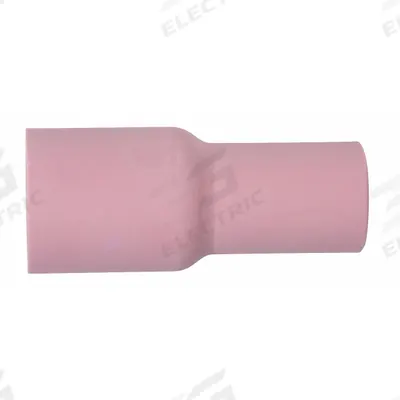 MILLER ELECTRIC Nozzle: Alumina, No. 10, Long - Large-Diameter Gas Lens Nozzles