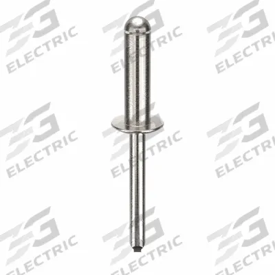APPROVED VENDOR Blind Rivet,2 8/39 in L,1/4 in dia,PK100: Inch, 2 13/64 in Overall Lg, 7/8 in Body Lg - Domed-Head Blind Rivets