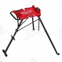 MILWAUKEE Tripod Chain Vise: Folding Tripod Leg, 0.125 in – 6 in Pipe Size Range, 49 1/2 in Max Ht (MPN 48-22-8690). Key specifications — attr511105: Folds Flat for Van/Job Box Storage; attr511119: Folding Tripod; attr511107: Metal; attr473852: MILWAUKEE.