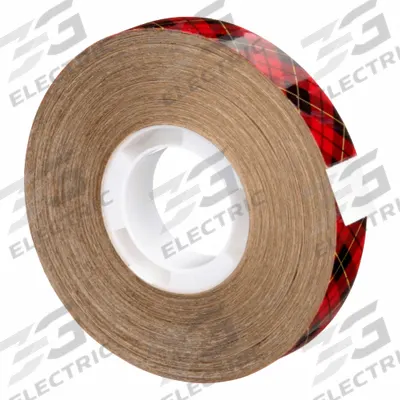 3M Transfer Tape: 1/2 in Wd, 18 yd Lg, 5 mil Thick, Kraft Paper, Acrylic - Reverse-Wound Adhesive Transfer Tape