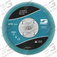 DYNABRADE PSA Disc Backup Pad: 5 in Dia x 3/8 in T, 5/16"-24 Threaded-Shank, Non-Vacuum (MPN 56106). Key specifications — Brand: DYNABRADE; Tool Connection: 5/16"-24 Threaded-Shank.