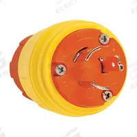 PASS & SEYMOUR Locking Plug: Non-NEMA, Yellow, 125/250V AC, 20 A, 3 Pole, 3 Blade (MPN 26W08AM). Key specifications — Brand: PASS & SEYMOUR.