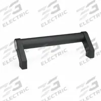 JW WINCO Pull Handle: Threaded Holes, Aluminum, Black, 13.78 in Mounting Hole Center to Center (MPN 333-20-350-A-SW). Key specifications — Screw Size: M6; Brand: JW WINCO; Color: Black; _Leg Style: Black Powder-Coated Zinc.