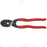 KNIPEX Bolt Cutters: Plastic, For 1/4 in Max Dia Soft Steel, For 3/16 in Max Dia Medium Steel, Red (MPN 71 01 200). Key specifications — attr308357: Red; attr308366: Plastic; attr324820: KNIPEX.