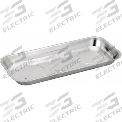 WESTWARD Magnetic Tray: Rectangular Tray, 14 in Overall Lg, 6 1/4 in Overall Wd - Magnetic Parts Trays
