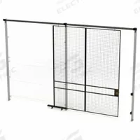 HUSKY RACK & WIRE Slide Door: 10 ft H x 8 ft W x 1 3/4 in D, Black, Powder-Coated (MPN V540810). Key specifications — attr1283297: Powder-Coated; attr1283316: Steel; attr1283313: Yes; attr1283333: HUSKY RACK & WIRE.