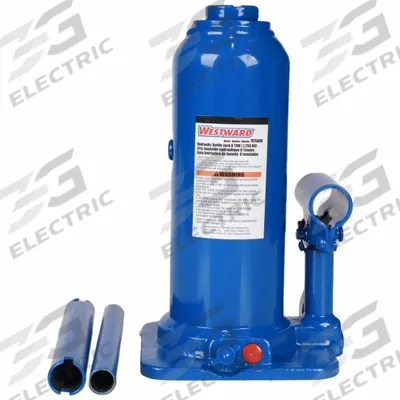 WESTWARD High-Clearance Bottle Jacks: Steel, Manual Handle, Mechanical