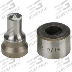 ENERPAC Punch and Die Set: 1/2 in Bolt Size (In.), 0.5 Cold Rolled C-1018, 0.5 in Boilerplate (MPN SPD563)
