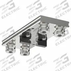 HEPCOMOTION GV3 Carriage: For 44 mm Rail Wd, Roller, GV3 Std Carriage, 35.8 mm Carriage Ht, Aluminum (MPN AU4434L225LBNS). Key specifications — Carriage Material: Aluminum; Roller Material: Stainless Steel; Size: 44; Brand: HEPCOMOTION; Features: Slide Lubricators; Type: GV3 Standard Carriage.