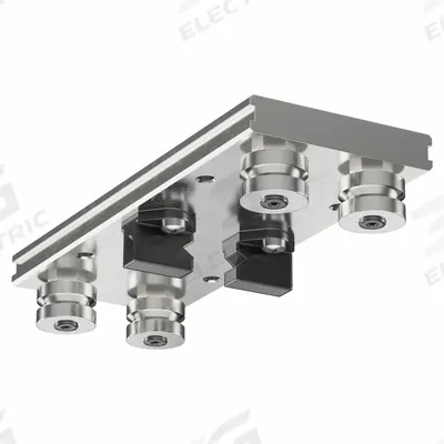 HEPCOMOTION Carriage: For 44 mm Rail Wd, Roller, GV3 Std Carriage, 35.8 mm Carriage Ht - HepcoMotion GV3 Roller Carriages