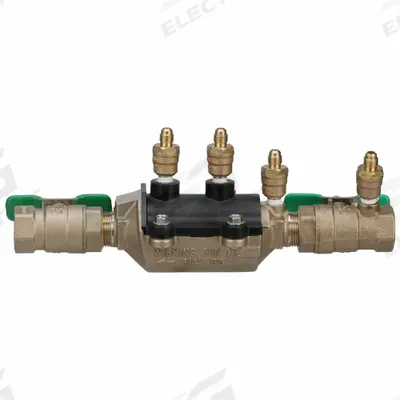 ZURN WILKINS Backflow Preventer: 350XL, 3/4 in Pipe Size, FNPT x FNPT, 11 in Overall Lg - Zurn Double Check Backflow Preventers